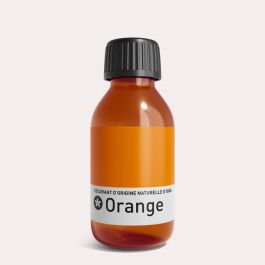 Colorant alimentaire orange mandarine poudre hydrosoluble professionnel  5106 - Poids 25 g - Couleur Orange mandarine - Pâtisserie - Parlapapa